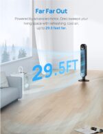 Ventilador Torre Purificador Aire 2 en 1 Dreo Cruiser Pro T1 45 Pulgadas Oscilante Sin Aspas