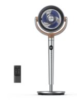 Paquete Ventilador Pedestal Dreo 43 Pulgadas Oscilante Inteligente Wi-Fi con Circulador Control Remoto 80 Pies