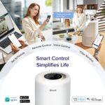 Paquete Purificador de Aire y Humidificador LEVOIT hasta 183 ft² y 753 ft² Niebla Cálida Fría Control Remoto