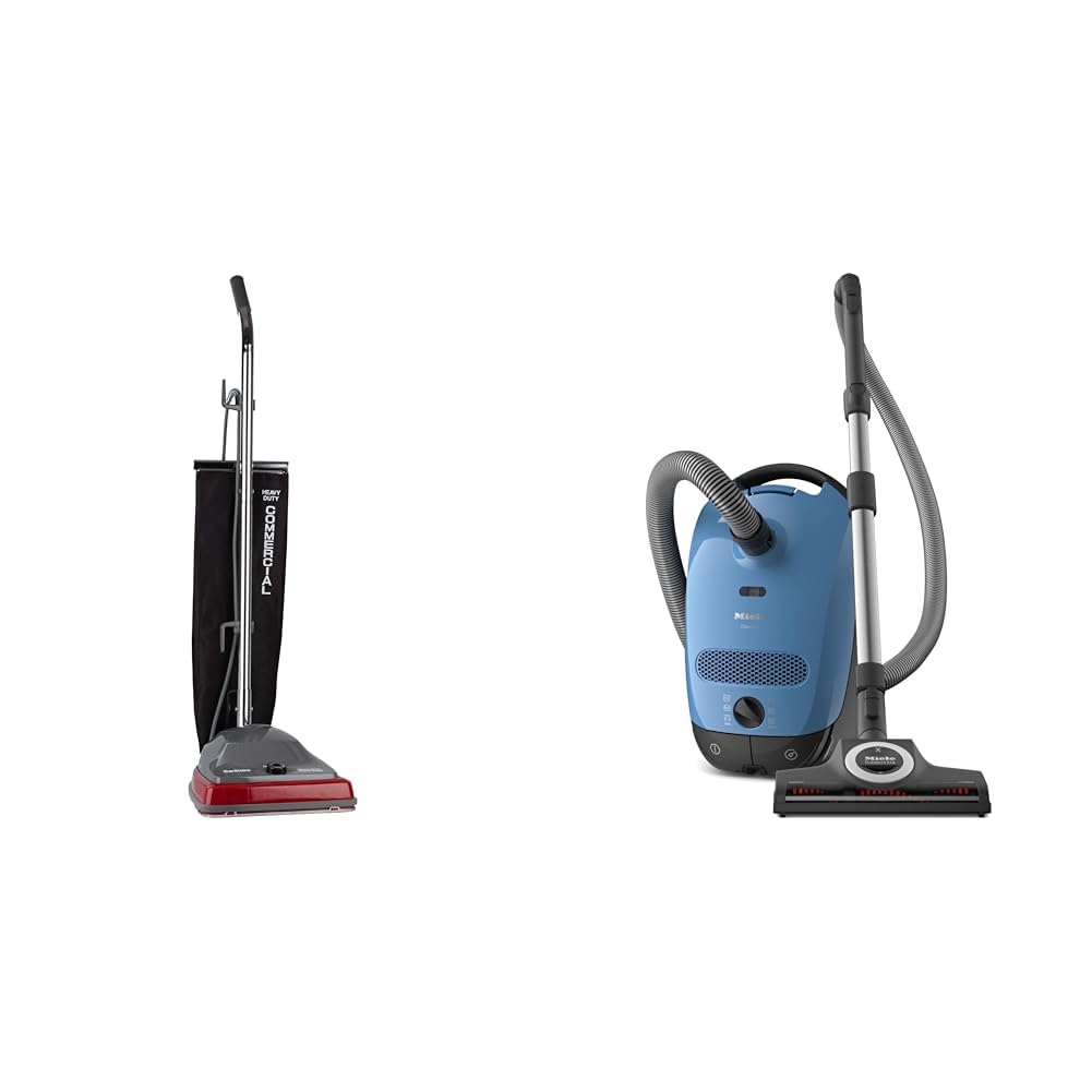 Version 1.0.0 Paquete Aspiradora Vertical Sanitaire 800W 5.5 kg con Aspiradora Recipiente Portátil Miele 6 Ajustes de Succión
