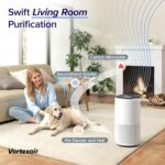 Purificador de Aire Levoit Core 400S 1980 ft2 con Humidificador Classic300S tanque 6L difusor aceite esencial control ap