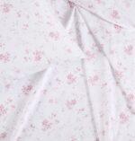 Juego de Ropa de Cama Laura Ashley Queen Edredón Reversible Sábanas Algodón Satén 300 Hilos Rosa