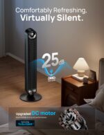 Dreo paquete ventiladores de torre Cruiser Pro T2 enfriador evaporativo 40 pulgadas oscilación 80° control remoto 4 velo