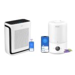 Purificador de Aire y Humidificador LEVOIT 1800 hasta 1800 ft² WiFi modo automático difusor