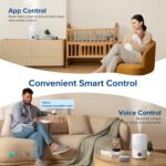 Purificador de Aire y Humidificador LEVOIT 1800 hasta 1800 ft² WiFi modo automático difusor
