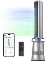 Ventilador Torre Purificador de Aire Dreo 2 en 1 45 pulgadas Oscilacion 120 grados