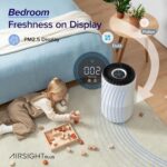 Levoit Paquete de purificador de aire y humidificador para habitaciones grandes de hasta 1980 pies cuadrados y 753 pies
