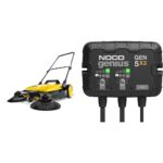 Paquete Barredora Manual Exterior Kärcher S4 Twin 68 cm Ancho Barrido con Cargador Marino NOCO Genius GEN5X2 10A 2 Banco
