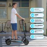 HOVERFLY X1/X3/X5 Electric Scooter for Adults, Anti Flat 8.5"/10'' Solid Tire, Max 10/18/25 Miles Range and 15.5/20Mph S