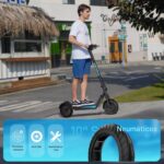 HOVERFLY X1/X3/X5 Electric Scooter for Adults, Anti Flat 8.5"/10'' Solid Tire, Max 10/18/25 Miles Range and 15.5/20Mph S