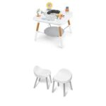 Skip Hop Paquete de Discoverosity Centro de Actividad de 3 Etapas Inspirado en Montessori y Mesa de Juego para Bebés de