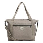 Bolso tote unisex adidas KVI26 First Tee color beige masilla talla unitalla