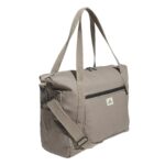 Bolso tote unisex adidas KVI26 First Tee color beige masilla talla unitalla