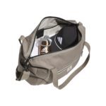 Bolso tote unisex adidas KVI26 First Tee color beige masilla talla unitalla