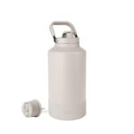 Termo Botella de Agua Simple Modern Trek Pivot TRPV-SCH-B-128-ALB Acero Inoxidable Aislado 1 Galon 128oz Con Asa Tapas I
