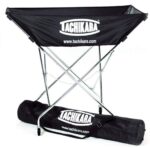 Carrito para voleibol con 36 pelotas compuestas color negro blanco equipo deportivo entrenamiento profesional