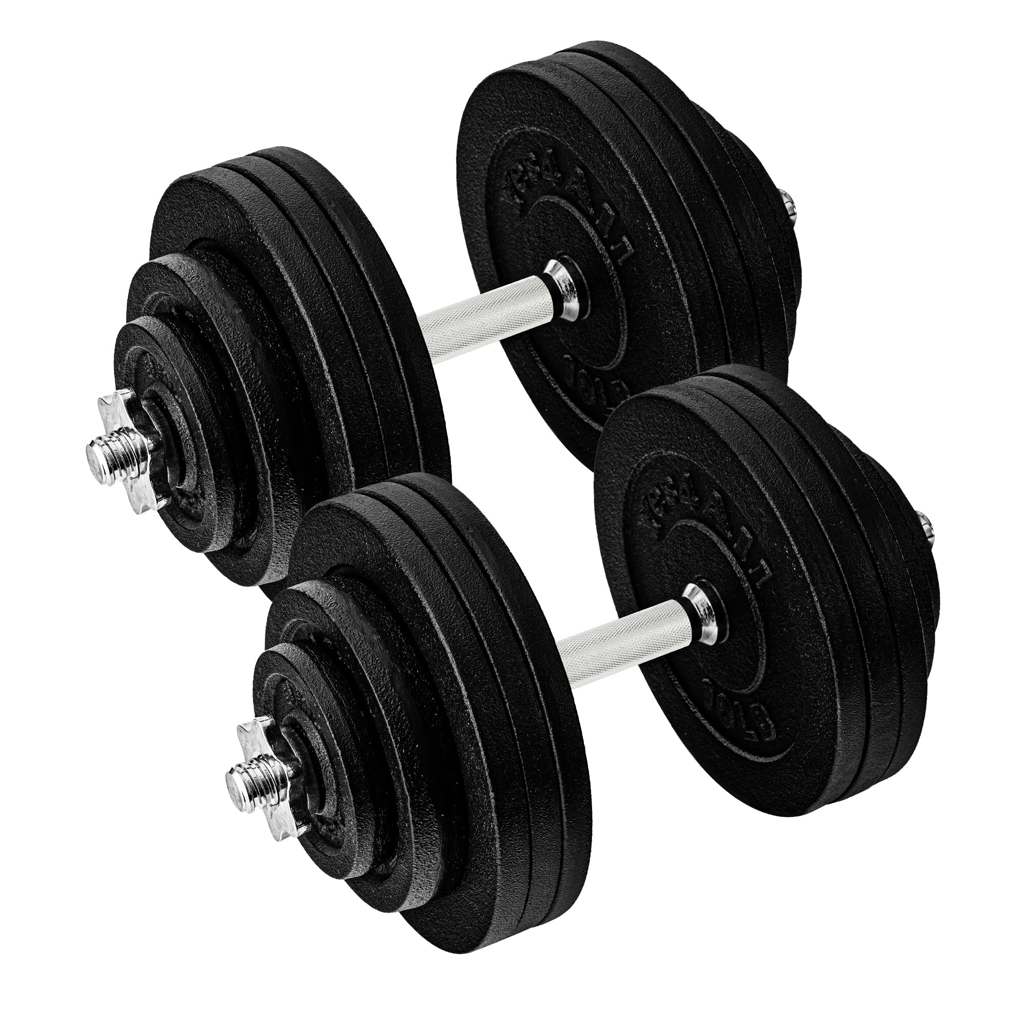 Version 1.0.0 Yes4All Old School Adjustable Dumbbell Set with Weight Plates, Star Lock Collars/Connector, 40lbs to 200lbs Adjustable W