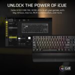 Teclado mecanico inalambrico Corsair K70 CORE TKL CH-914901E-NA RGB MLX Red v2 SOCD ABS tenkeyless gaming