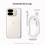 Smartphone plegable Google Pixel 9 Pro Fold GGH2X 256GB cámara triple trasera pantalla plegable Android color obsidiana