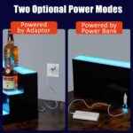 Estante exhibidor de botellas de licor con luz LED GarveeTech LLT-PHO_12QJI6ZBl2K 3 niveles 20 pulgadas acrílico soporte