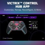 Control Inalámbrico Gaming PDP Victrix Pro BFG 052-002-TEK para PlayStation PS5 PS4 PC con Audio 3D Sony Botones Modular