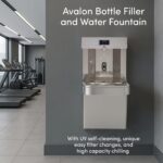 Bebedero de pared con estación de llenado de botellas Avalon A51 enfriador de agua con sensor autolimpieza pantalla digi