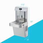 Bebedero de pared con estación de llenado de botellas Avalon A51 enfriador de agua con sensor autolimpieza pantalla digi