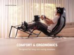Cabina plegable de simulación de fórmula Next Level Racing Formula Lite Pro NLR-S038 posición auténtica asiento ergonómi