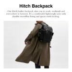 Coach Mochila de enganche para hombre, color negro, talla única