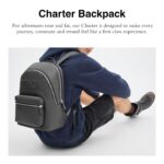 Coach Mochila Charter para hombre Graphic Charcoal Talla única