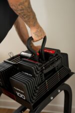 PowerBlock Pro 100 - Mango de pesas rusas – Compatible solo con mancuernas Pro 100 Series, agarre giratorio de 90 grados