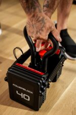 PowerBlock Pro 100 - Mango de pesas rusas – Compatible solo con mancuernas Pro 100 Series, agarre giratorio de 90 grados