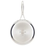 Batería de cocina de acero inoxidable pulido Circulon Meyer Corporation 30086 Serie C1 antiadherente apto para inducción