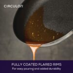 Batería de cocina de acero inoxidable pulido Circulon Meyer Corporation 30086 Serie C1 antiadherente apto para inducción