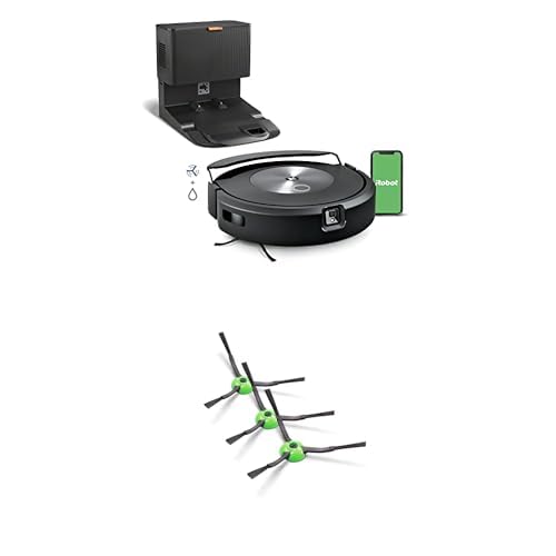 Robot Aspirador y Trapeador iRobot Roomba Combo J7 Plus con Cepillo de Bordes serie e i j paquete 3 piezas repuesto