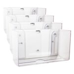 Toallero papel doble dispensacion TrippNT 51912 transparente PETG 10.875 x 6.5 x 4.25 pulgadas