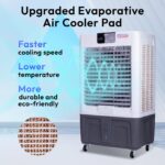 Enfriador evaporativo portátil Hexago HI-COOL-29GDIGIT-1P 10000 CFM 29 galones 3 velocidades control remoto temporizador
