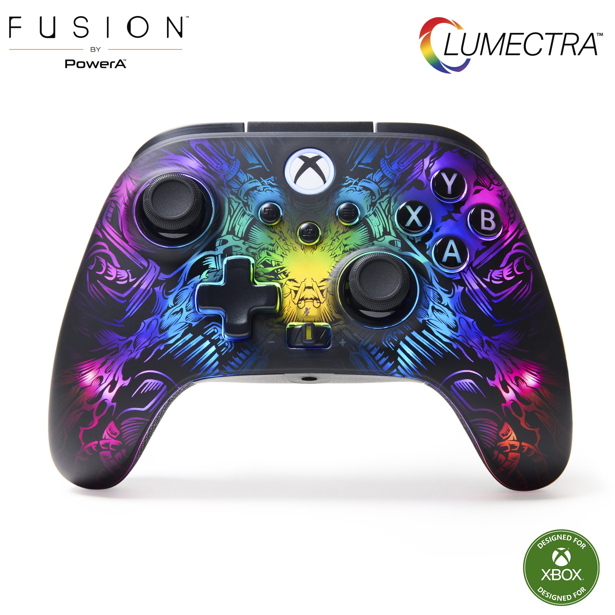 Version 1.0.0 Control Inalámbrico PowerA FUSION Pro XBGP0278-01 iluminación RGB Lumectra joysticks Hall Effect diseño oculto Xbox Seri