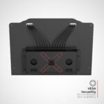 CTA Digital VESA Estación de carga de seguridad para montaje en pared ADD-CHK serie de soportes y compatible con 12 disp