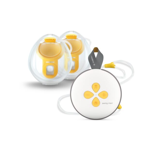 Medela Swing Maxi Extractor de Leche Eléctrico Doble Manos Libres, Diseño Fácil e Intuitivo para Llevar, Compatible con