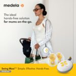 Medela Swing Maxi Extractor de Leche Eléctrico Doble Manos Libres, Diseño Fácil e Intuitivo para Llevar, Compatible con