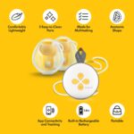 Medela Swing Maxi Extractor de Leche Eléctrico Doble Manos Libres, Diseño Fácil e Intuitivo para Llevar, Compatible con