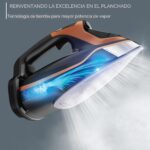 Plancha de Vapor Rowenta DW9580 Steam Force Pro 1850 W Suela Acero Inoxidable 5 Ajustes Pantalla Inteligente Cobre Negro