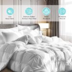 Edredón de plumón de ganso blanco con fibra Martha Stewart Blue Ridge Home Fashions MS034706 tamaño King algodón silenci