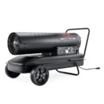 Calentador de Queroseno Portátil VEVOR ZB-K175 175,000 BTU, Tanque 13.2 gal, Termostato