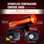 Calentador de Queroseno Portátil VEVOR ZB-K175 175,000 BTU, Tanque 13.2 gal, Termostato