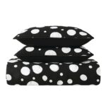 Juego de edredón Truly Soft Sophia Dot tamaño Full Queen 3 piezas con fundas de almohada diseño de puntos