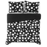 Juego de edredón Truly Soft Sophia Dot tamaño Full Queen 3 piezas con fundas de almohada diseño de puntos