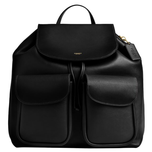 Coach Mochila Crosby para mujer, color negro, talla única