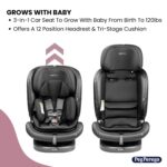 PEG Primo Viaggio - Asiento convertible todo en uno para automóvil, color regaliz | Recién nacido a más de 10 años - 5-1